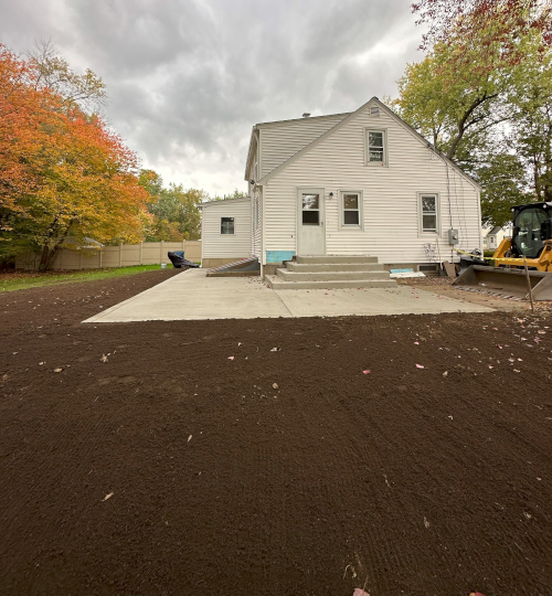 Terrafirma Excavation LLC Concrete Patio Preparation